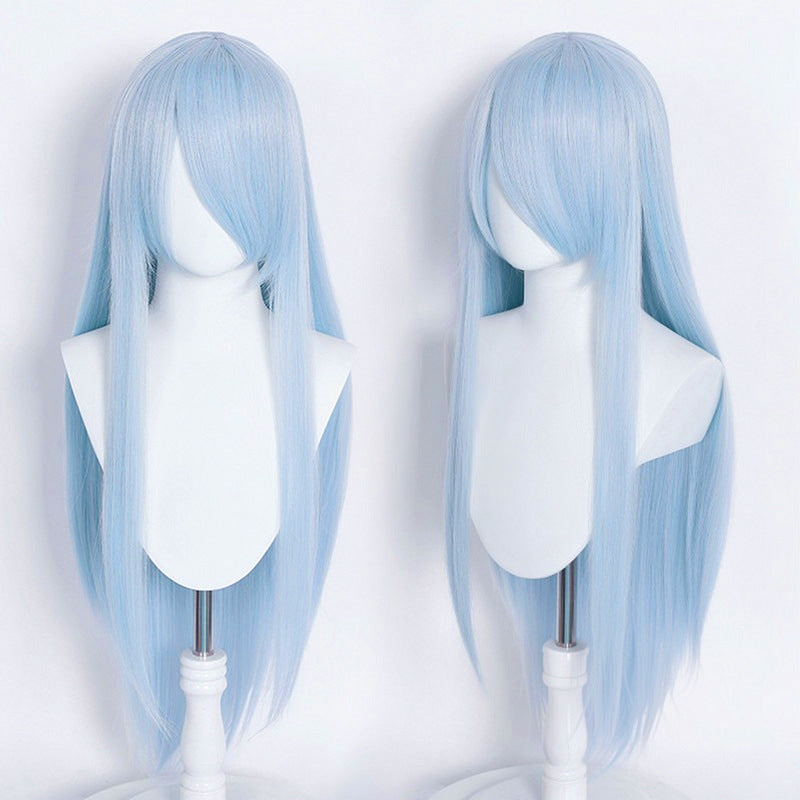 Universal Hair Cm Rose Net Color Woolen Long Straight Wig