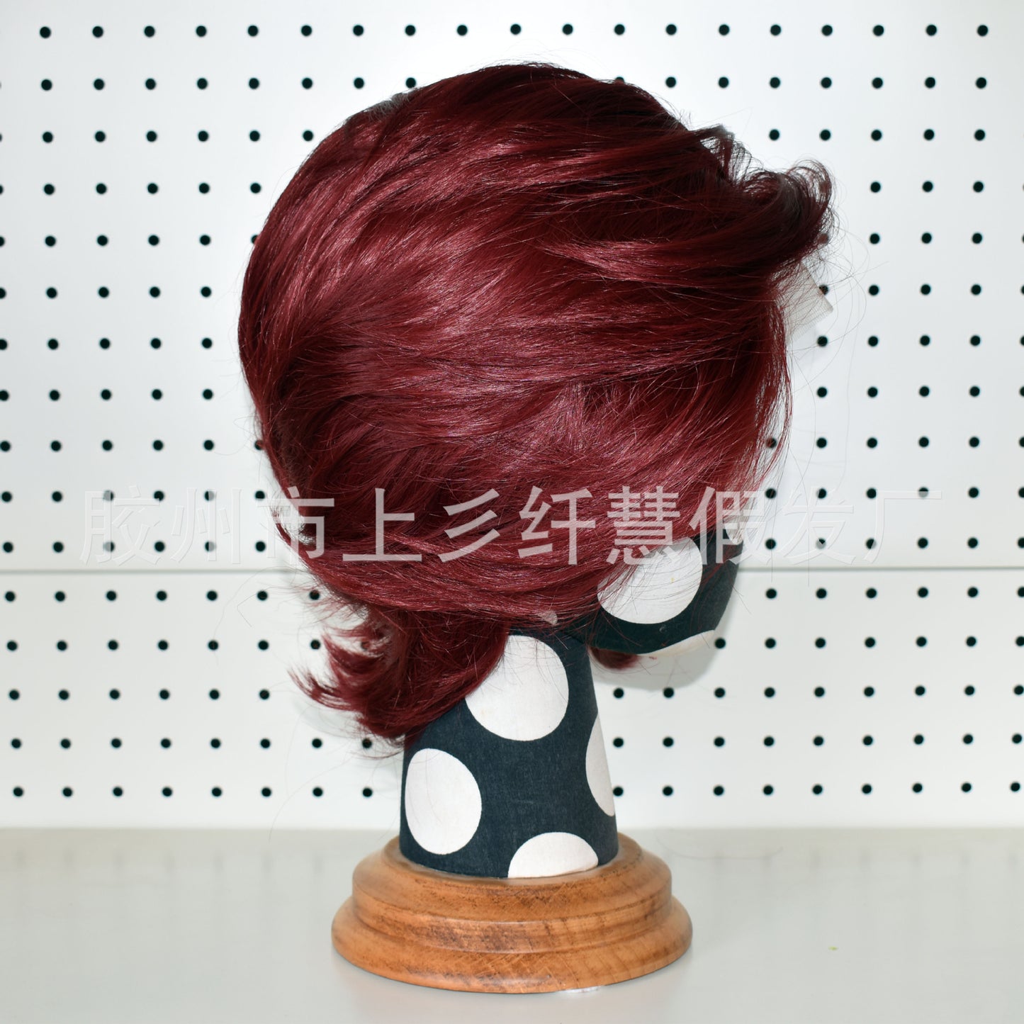 Front Lace Less Round Head Universal Short Hair Master General Cos Wig