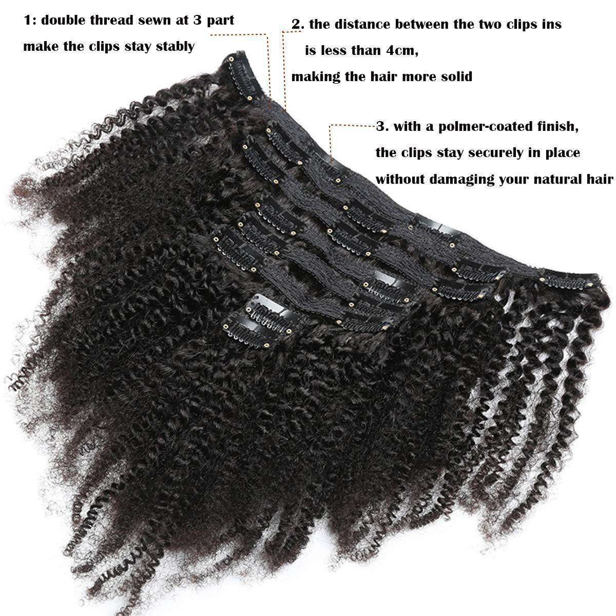 Clip Set Card Curly Hair African Small Volume Wig