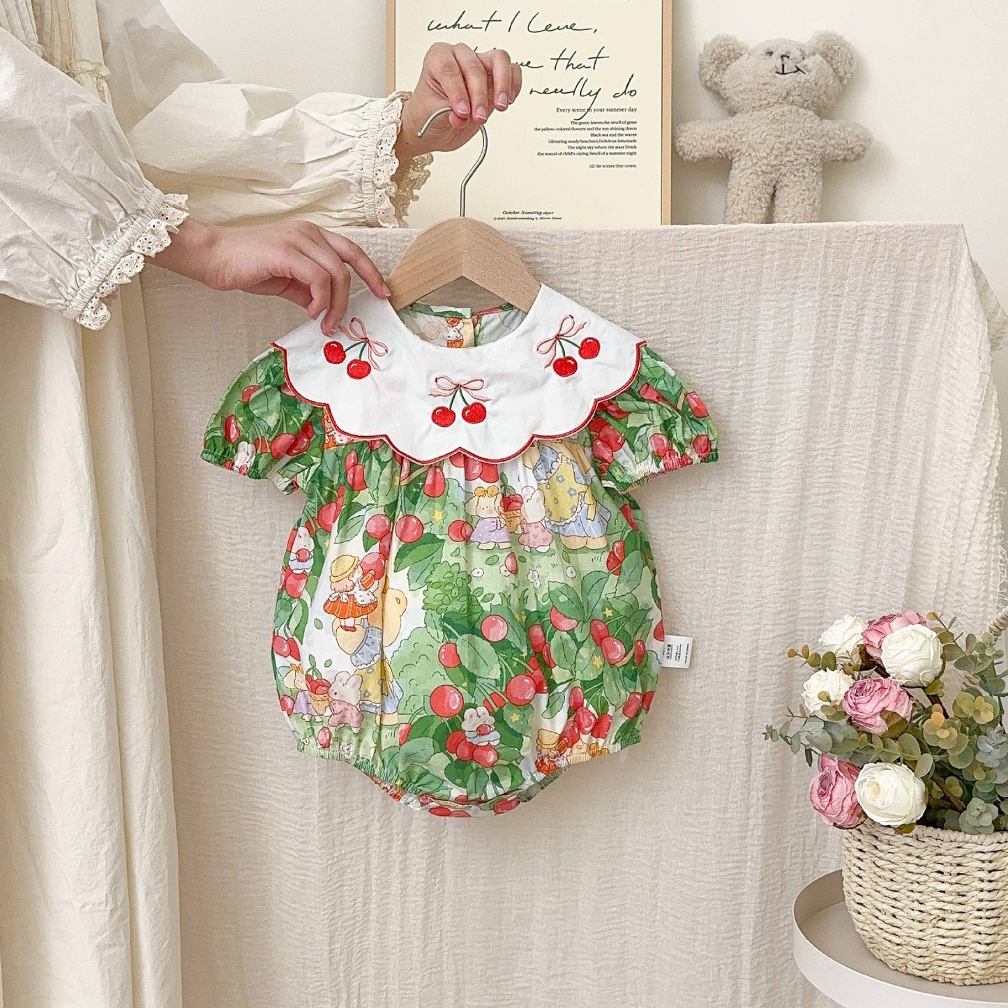 Wear Thin Born Clothes Jumpsuit Full Moon Romper Pure Jumpsuit, Climbing Suit