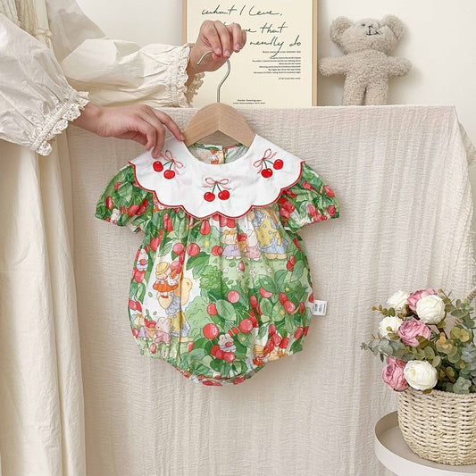 Wear Thin Born Clothes Jumpsuit Full Moon Romper Pure Jumpsuit, Climbing Suit