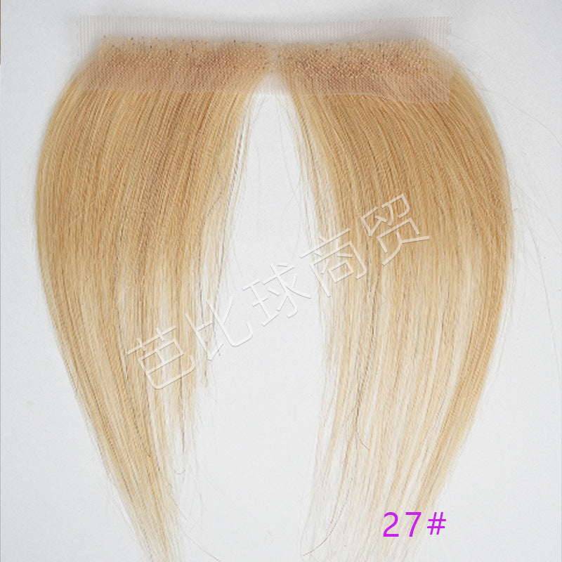 Fetal Hair Real Human Forehead Supplementing Wig Bangs