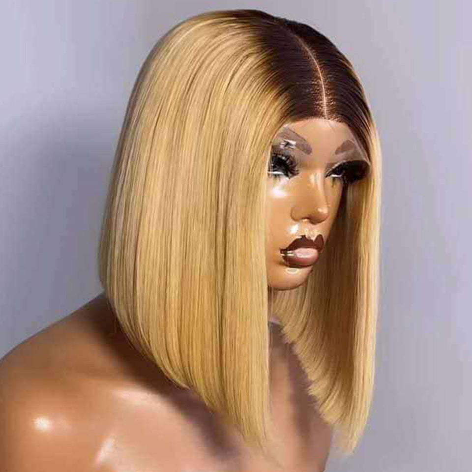 Unique Versatile Charming Bone Straight Human Real Hair Wig