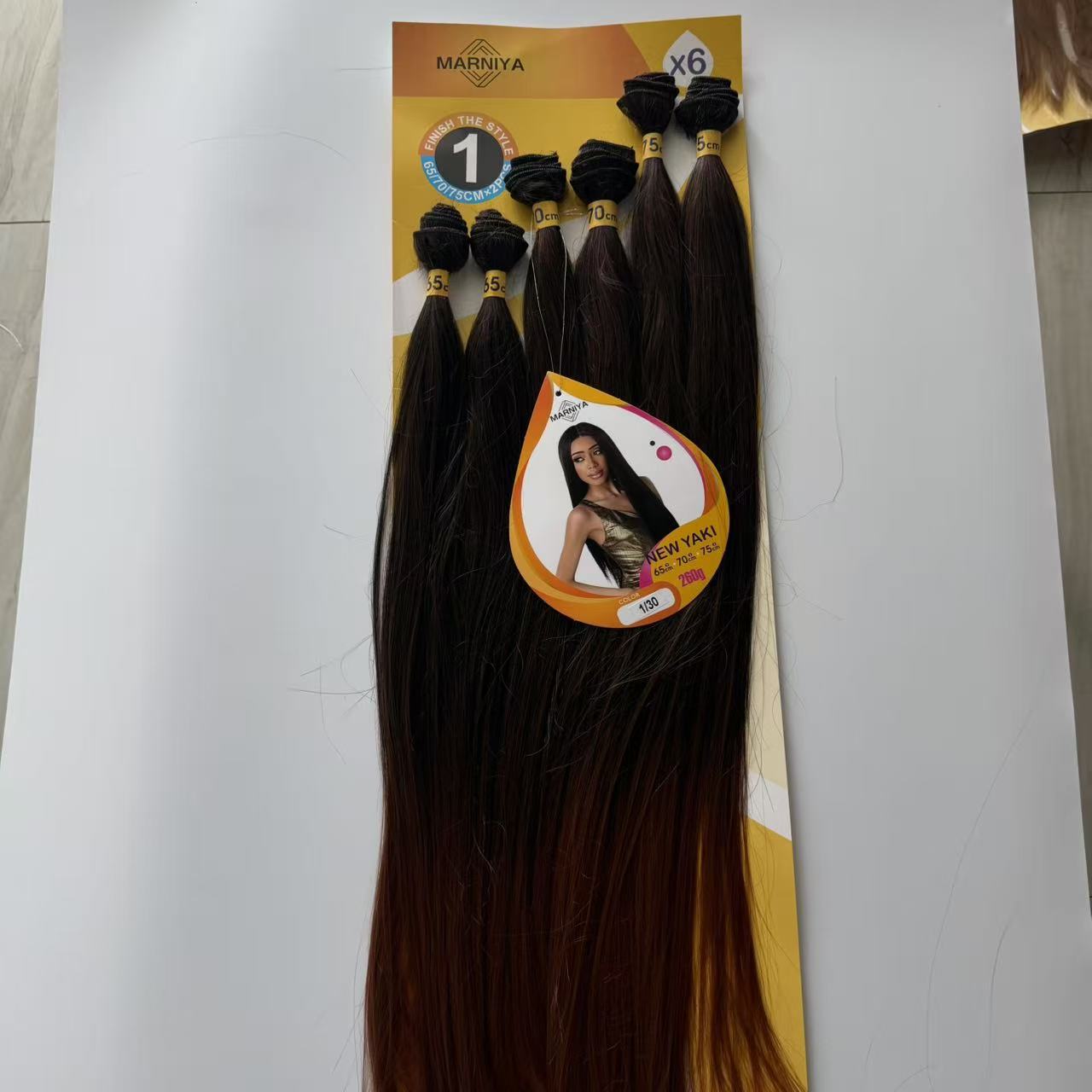 Comfortable Women's African Black Hair Processing Long Straight Wig
