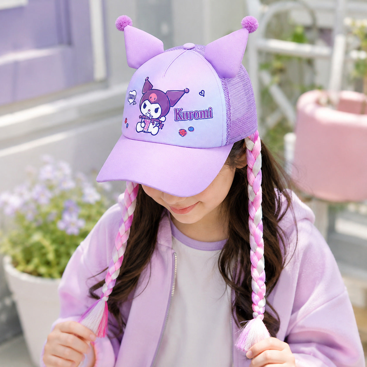 Children's Clow Hat Sun Protection Baseball Cap Summer Cos Wig