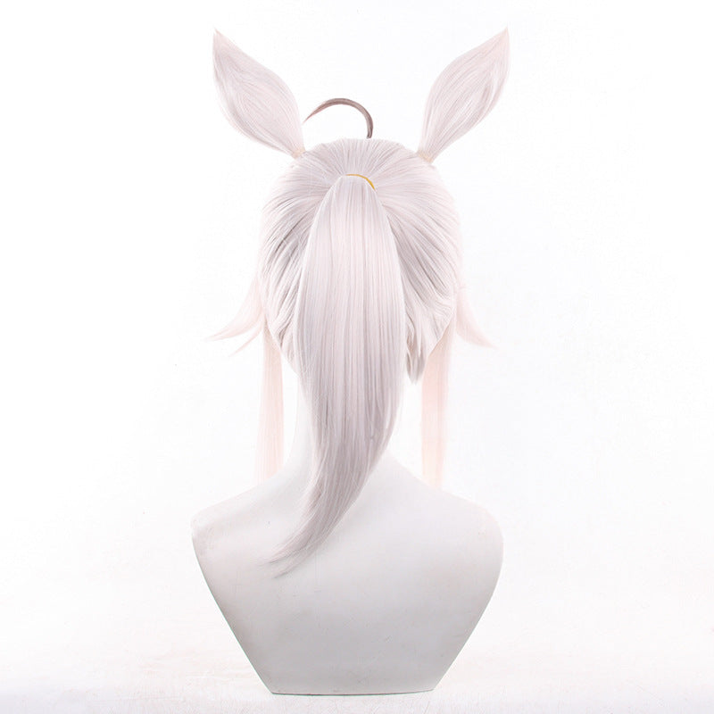Lu Mao Cinderella Little Chestnut Hat One-piece Hair Tie With Cos Wig