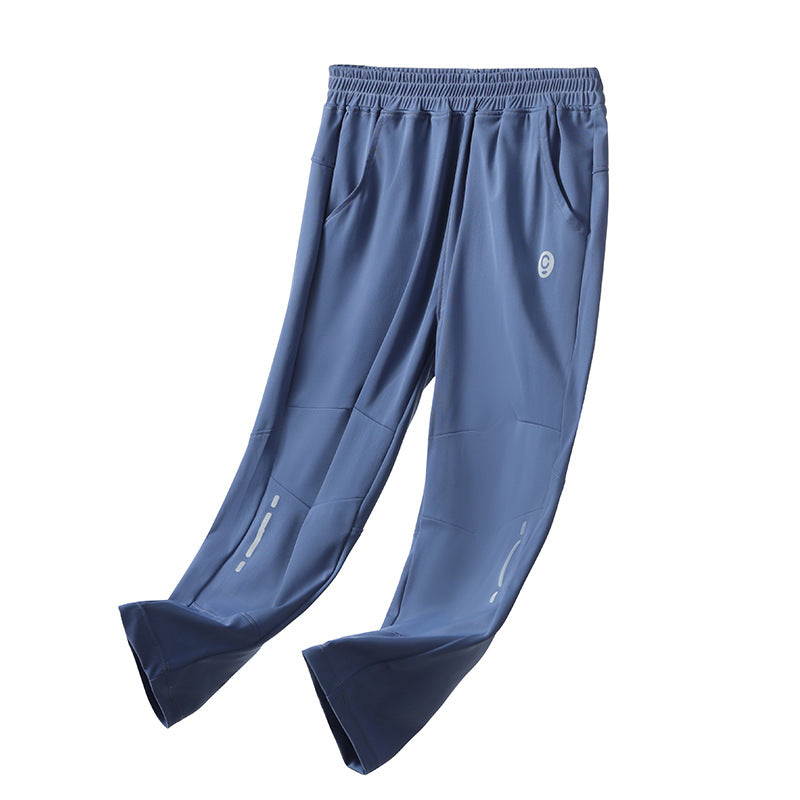 Children's Summer Class Ice Silk Cool Boy Sports Children's Pants