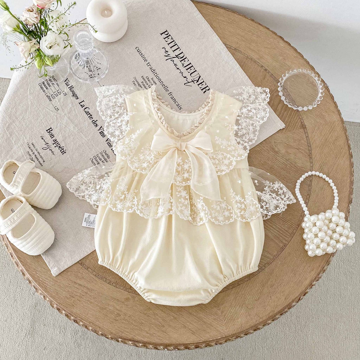 Summer Jumpsuit Sweet Lace Princess Going Out Jumpsuit, Climbing Suit