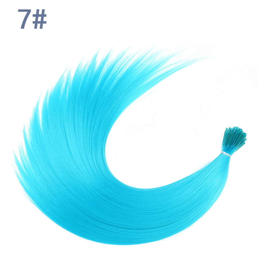 Cm Color Feather Hair Extension Fiber Chemical Wig Ponytail