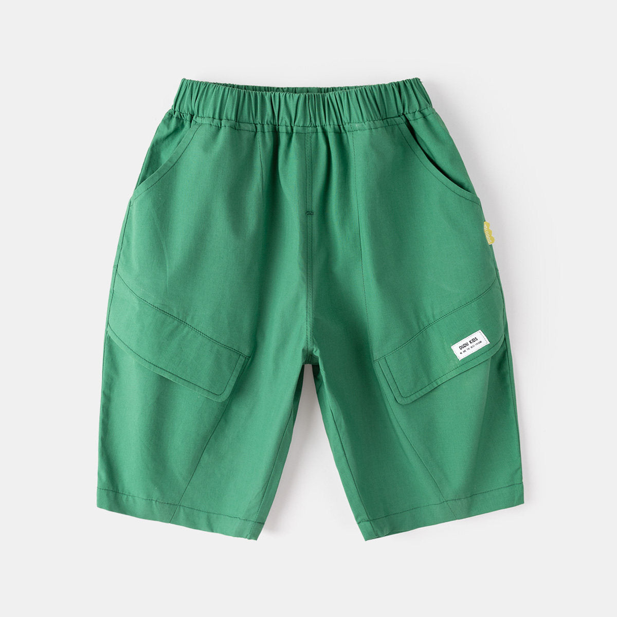 Children's Boy's Cropped Trousers Cotton Summer Overalls Thin Little Casual Children's Pants
