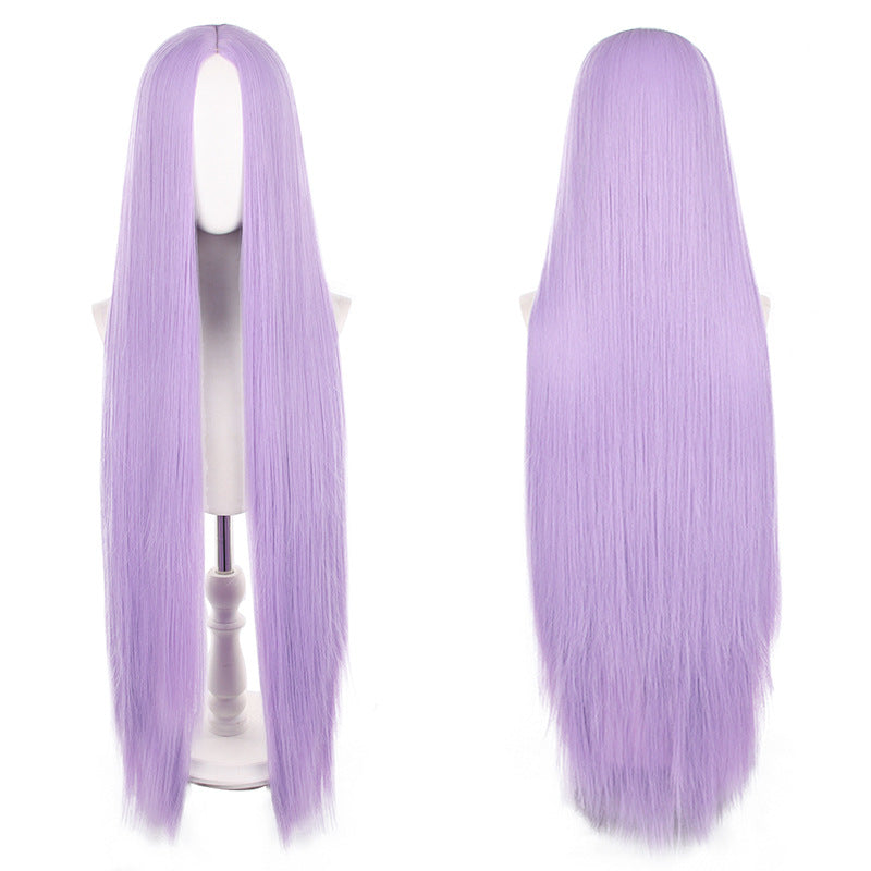 Mid-length Universal Long Straight Scalp Style Cos Wig
