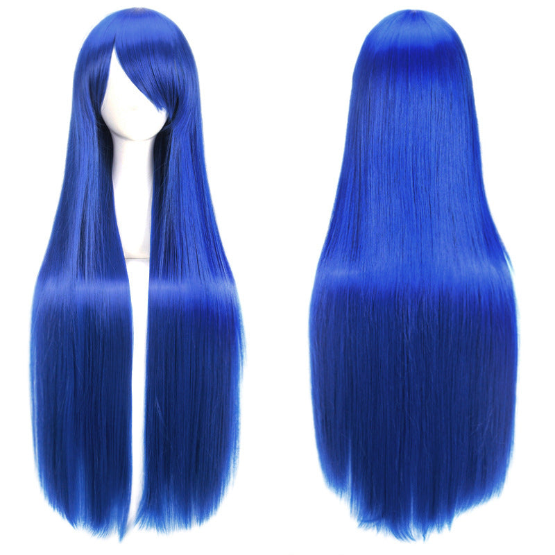 Classic Universal Color Hair Anime Fiber Long Straight Wig