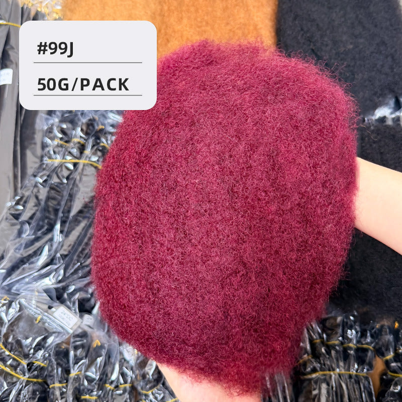 Comfortable African Human One Bag All Real Hair Wig