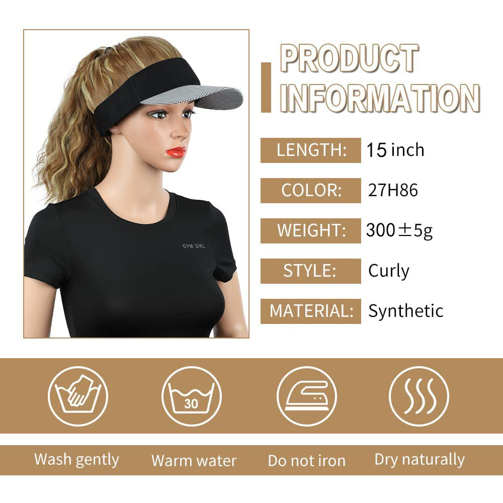 Women's Wool Curly Hair Chemical Fiber Baseball Other Wig