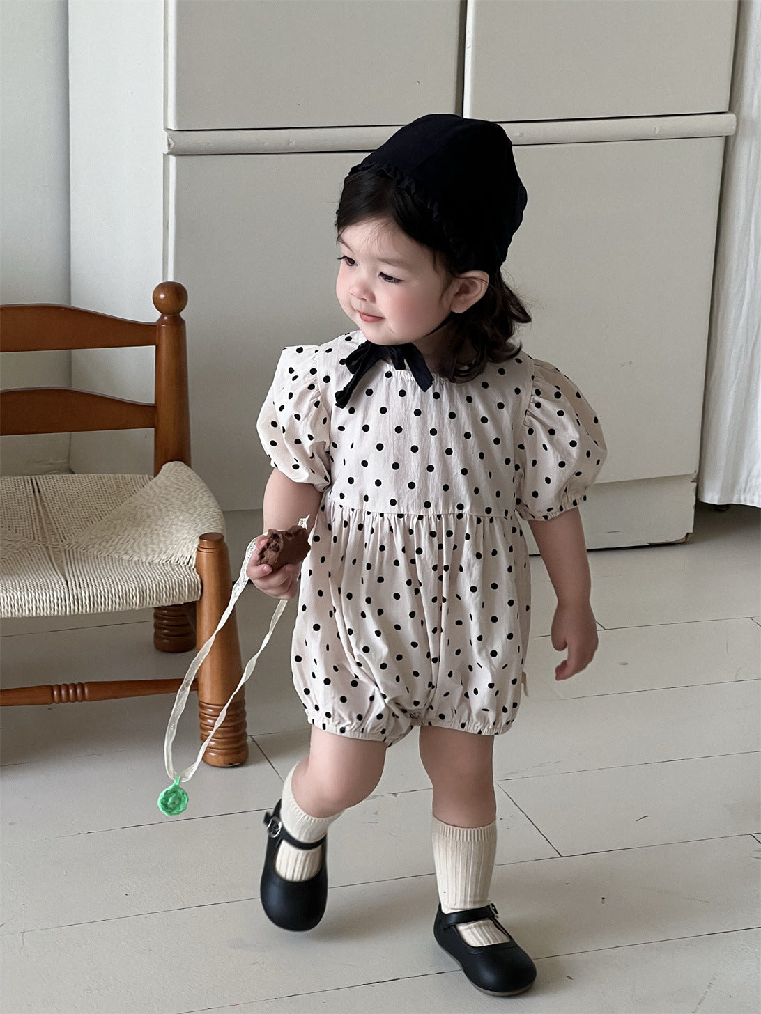Children's Sleeve Summer Rompers One-piece Korean Style Clothing Jumpsuit, Climbing Suit