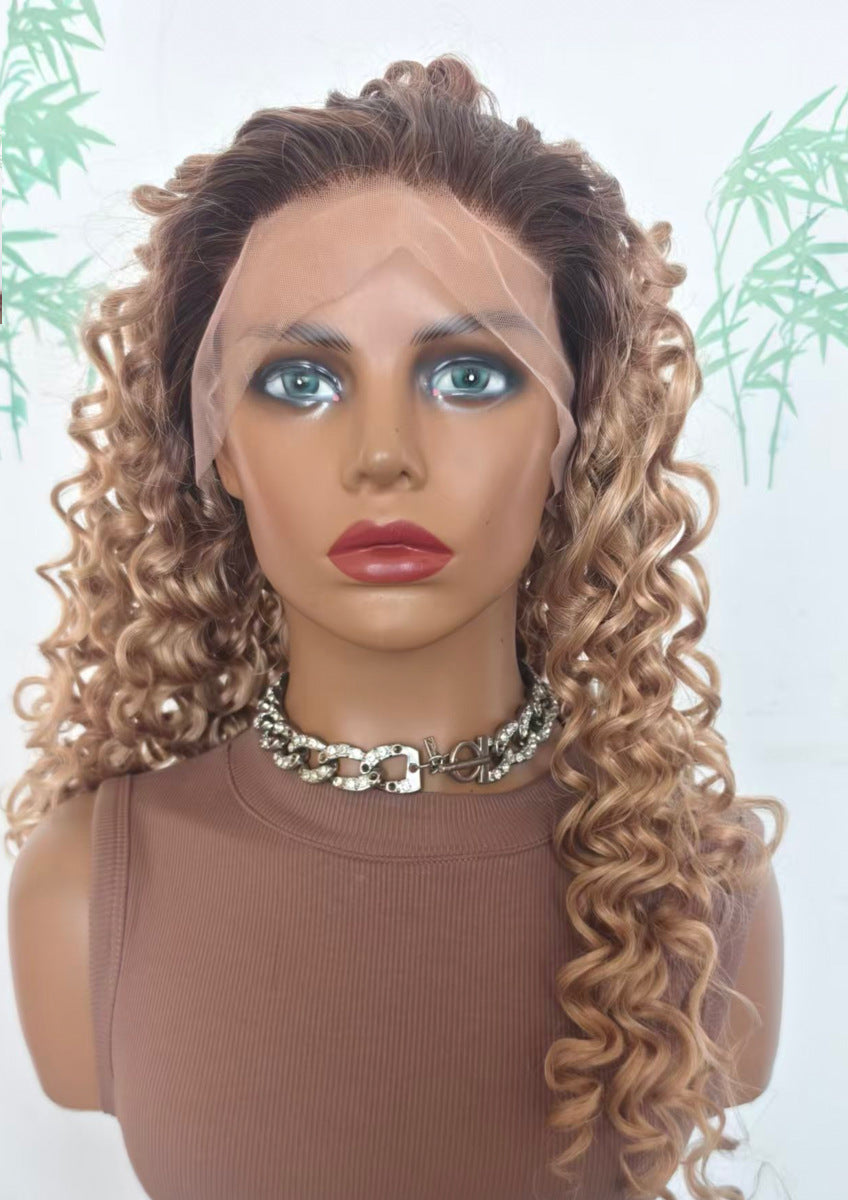 Clearance Sample Fiber Chemical Front Lace Long Straight Wig