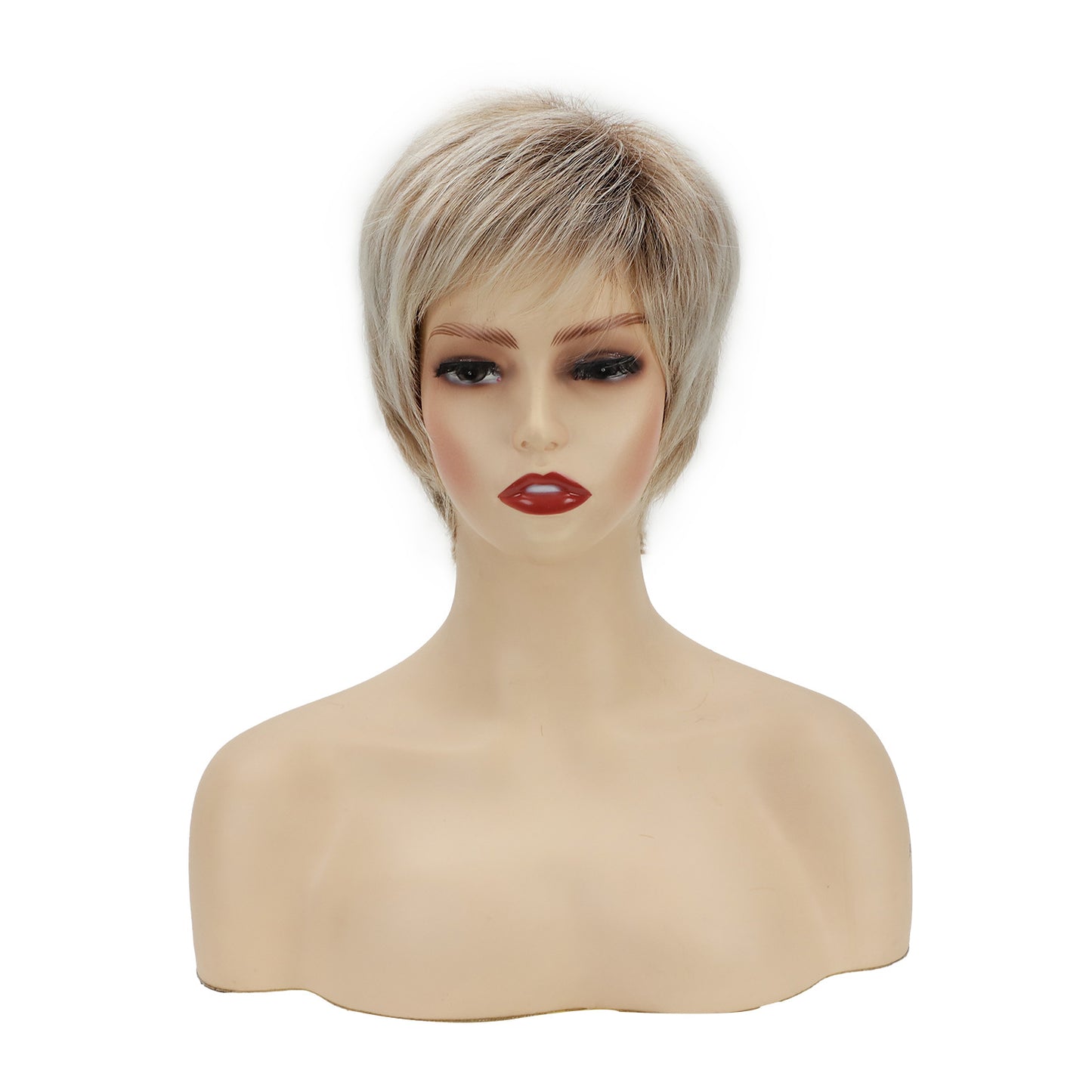 Women's Fluffy Partial Mechanism Synthetic Wigs Wig Short Straight Hair