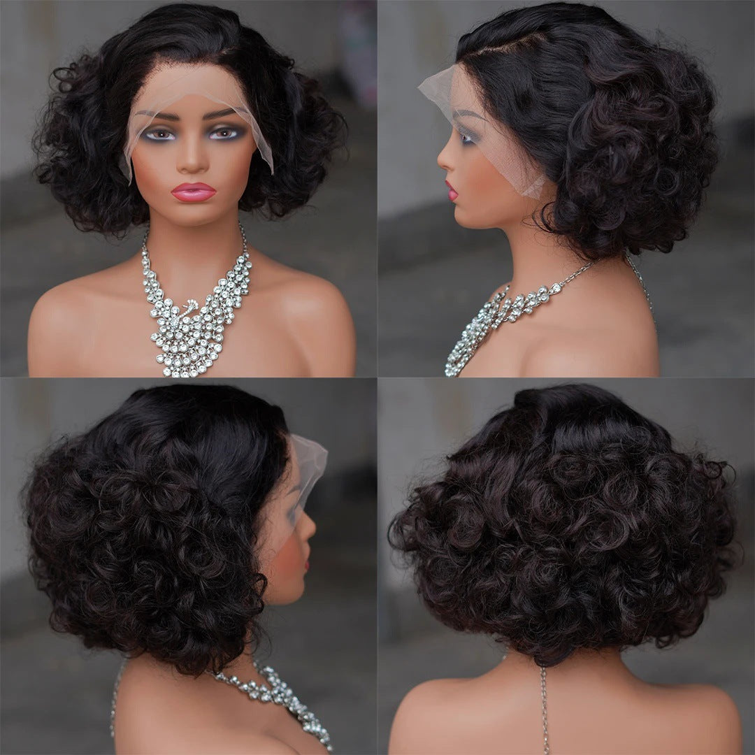 Classy Loose Wave Bob Human Wigs Real Hair Wig