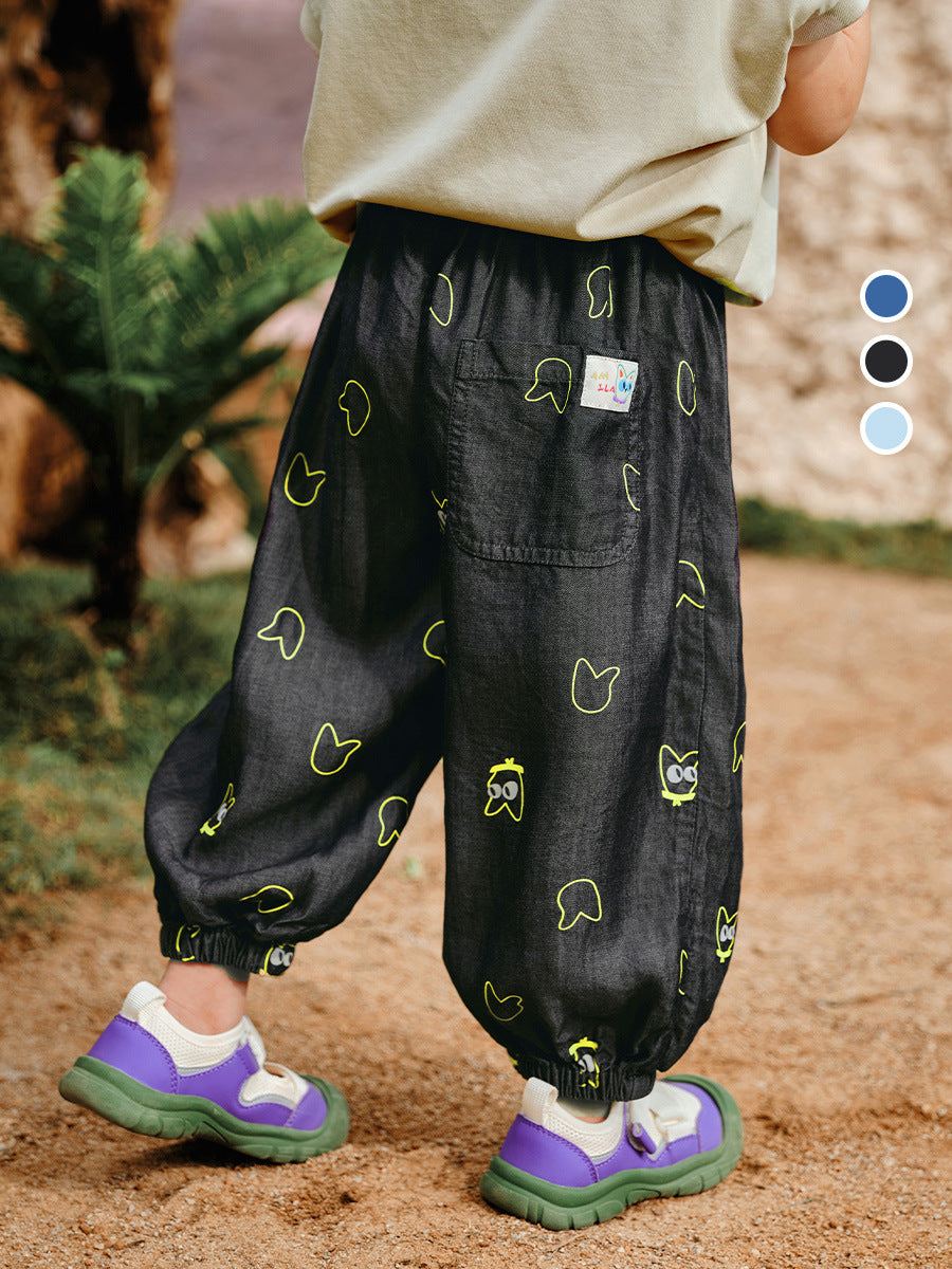 Children's Clothing Summer Boys Denim Cool Feeling Children's Pants