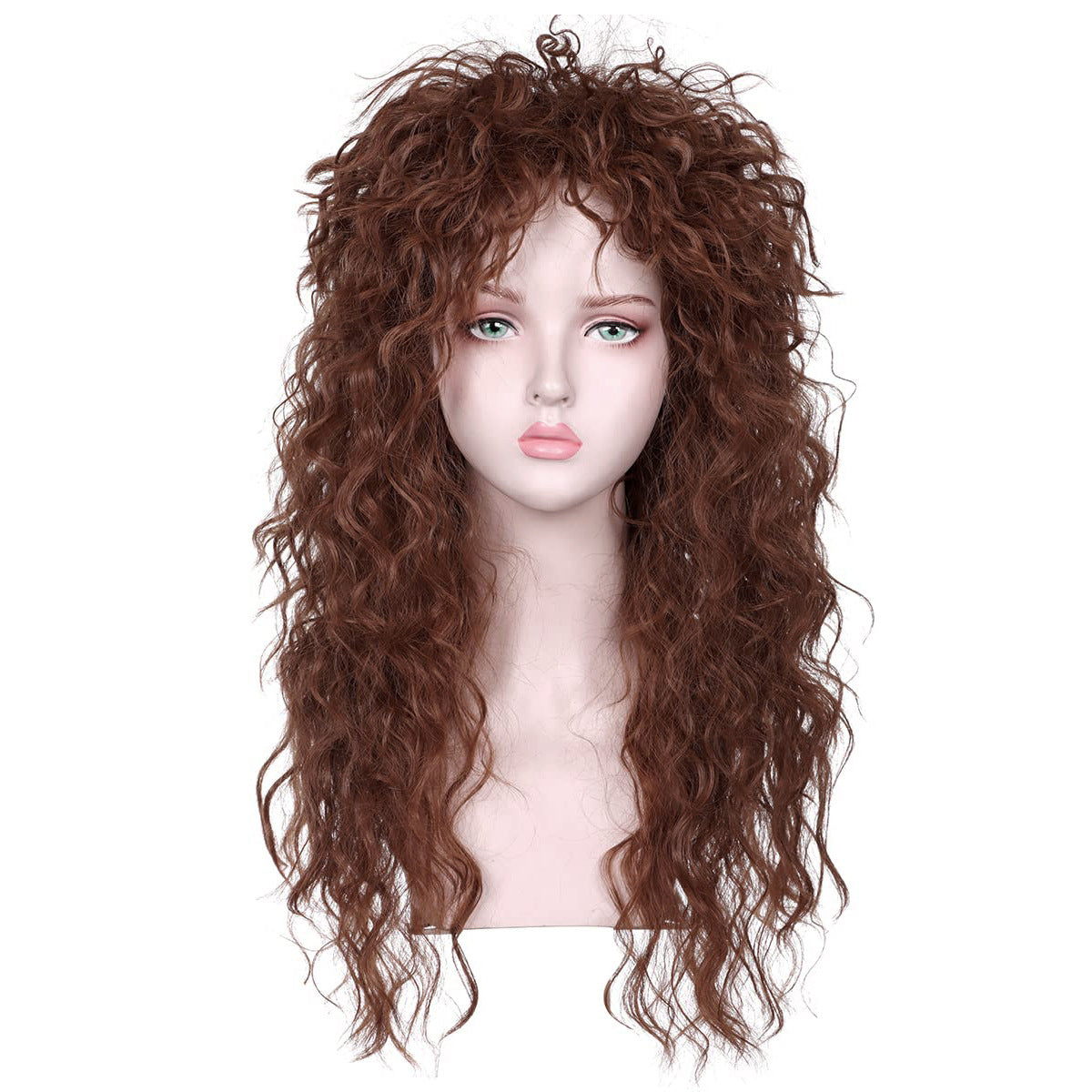 Men's Fluffy Hairstyle Beggar Crazy Long Curly Hair Stage Men's Wig