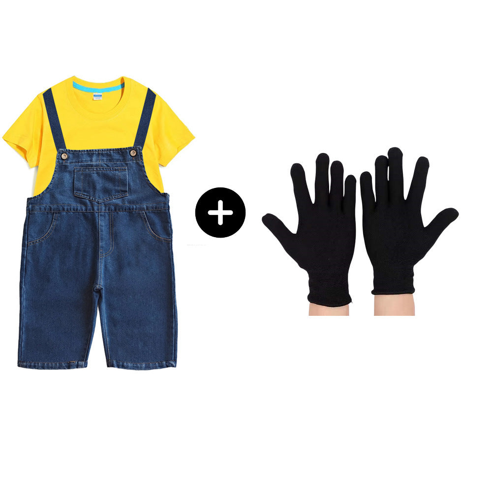 Children's Little Yellow Dancing Dress Performance Clothes Children's Suit