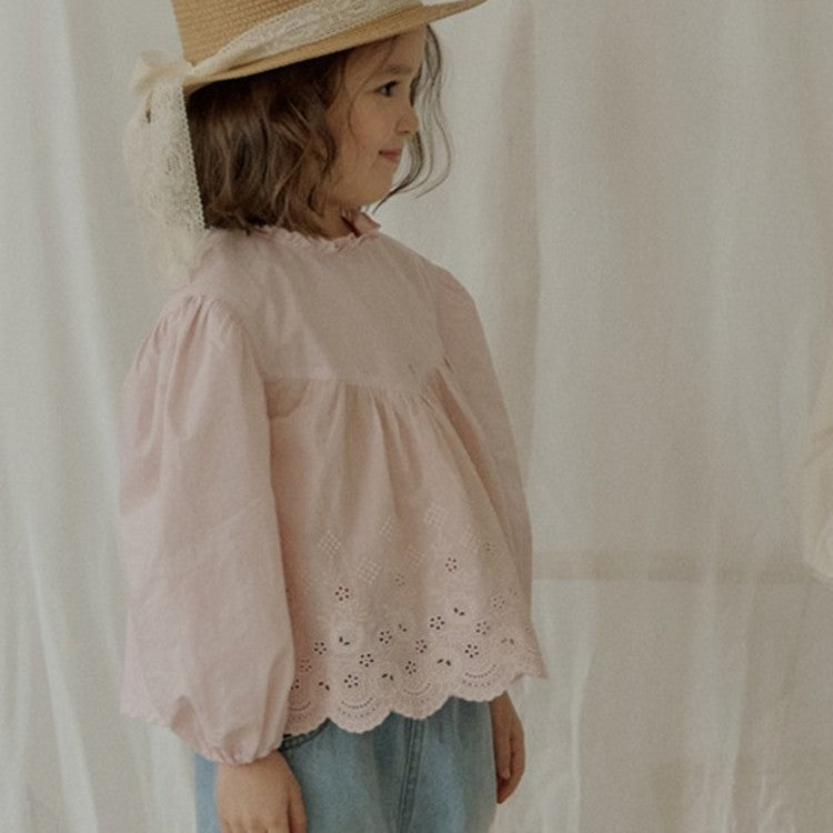 Strawberry Shan Lady Lace Doll Type Children's Shirt