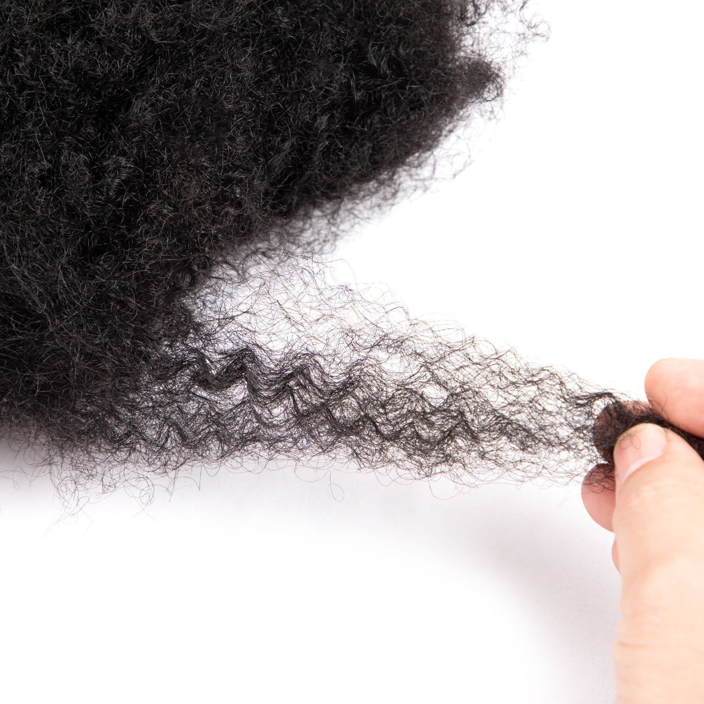 Human Puffy Silk Bag Reggae Dreadlocks Real Hair Wig