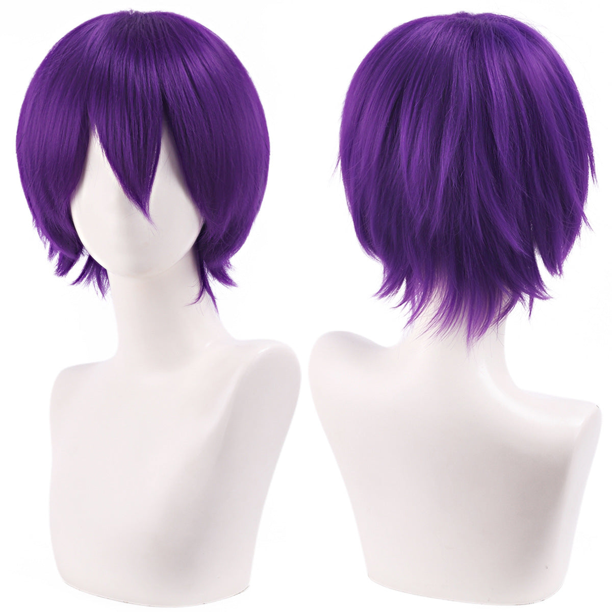 Men's Main Less Short Hair Color Universal Cos Wig