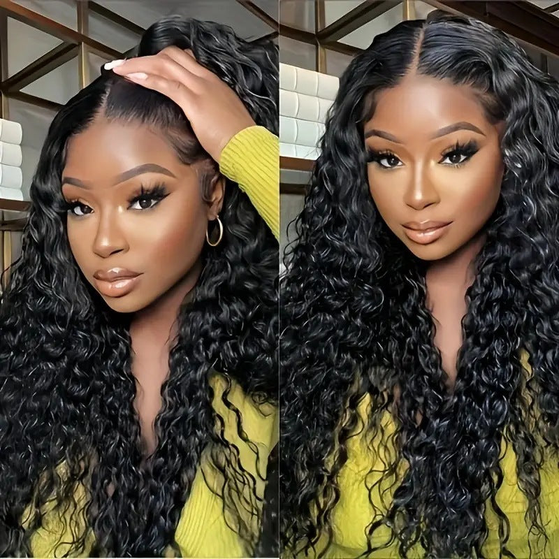 Fashion Front Lace Fluffy Corn Curler Small Curly Hair Wig Long Curls
