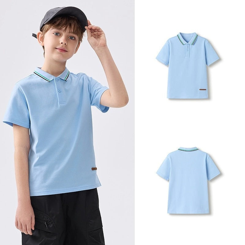 Children's Shirt For Boys Teens Babies Summer Clothes Wear Versatile White Children's T-shirt