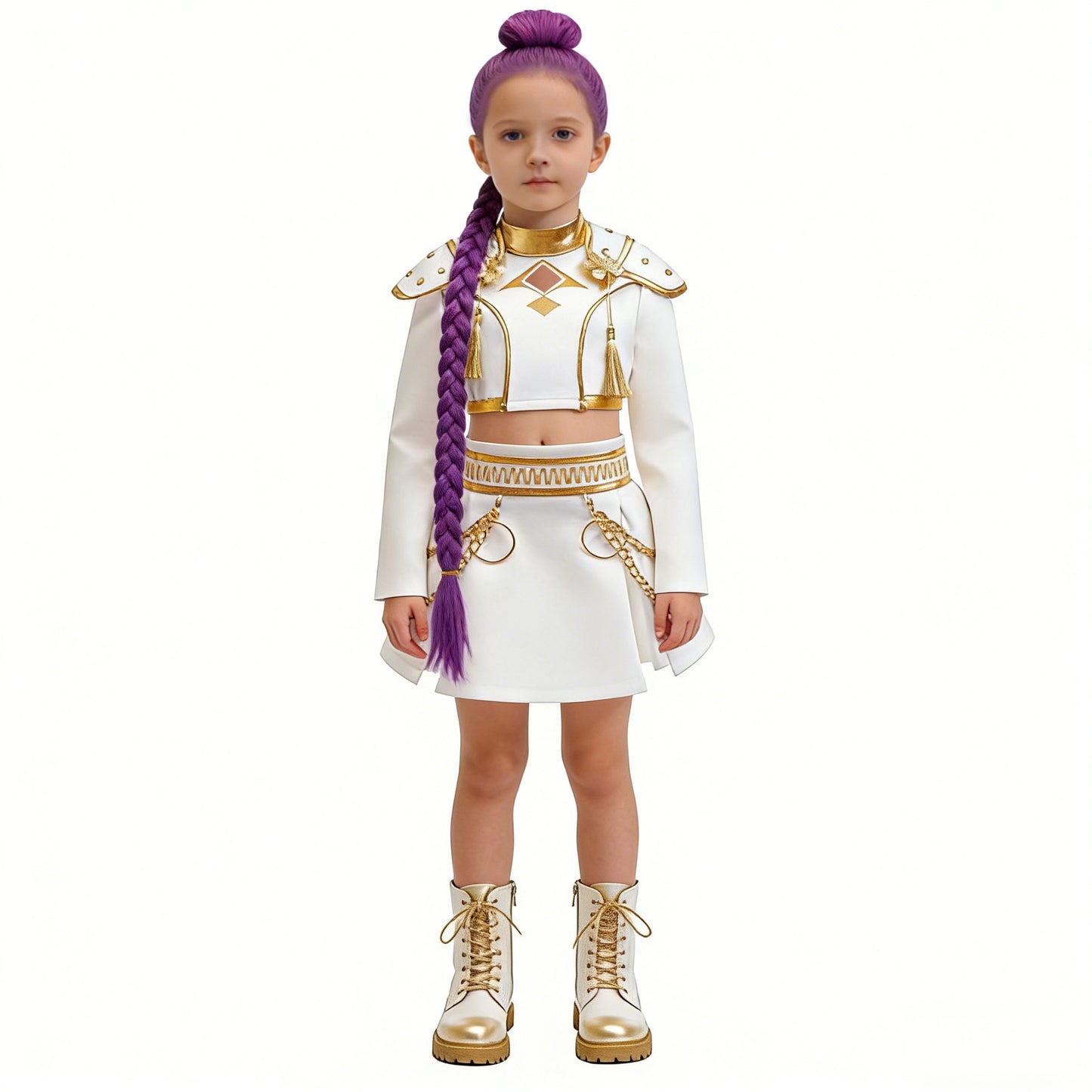 Hunting Devil Group Clothes Korean Star Rumi Song Stage Costume Children's Dress