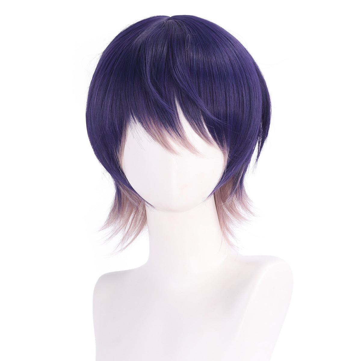 Sword Holding Knife Also Rainbow Club Cos Wig
