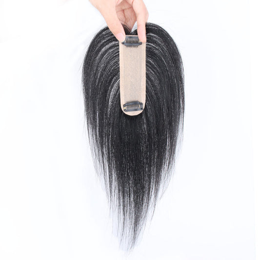 Hair Invisible Seamless One-piece Head For Wide Covering Cover Gray Wig