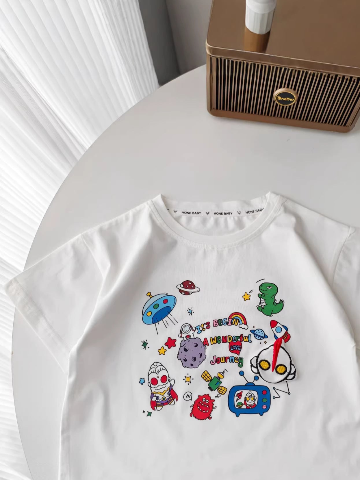 Children's Cartoon Western Style Summer Comfortable Breathable Casual Short Children's Suit