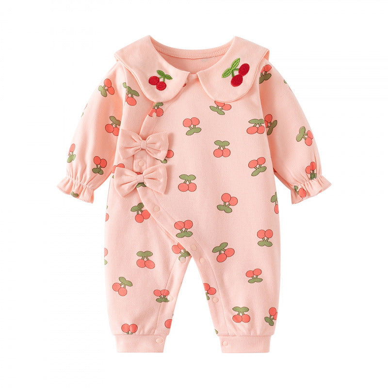 Yo-yo Jumpsuit Romper Cotton Long Sleeve Toddler Jumpsuit, Climbing Suit