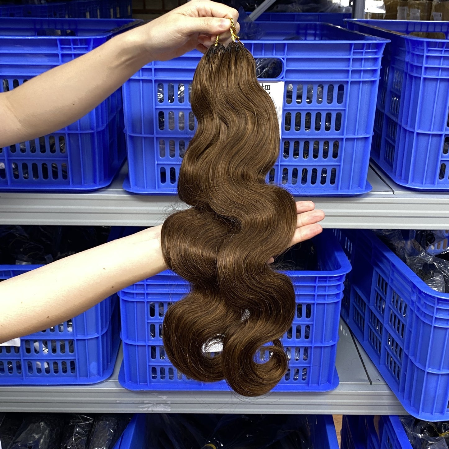 Casual Glamorous Crochet Extension Full Human Real Hair Wig
