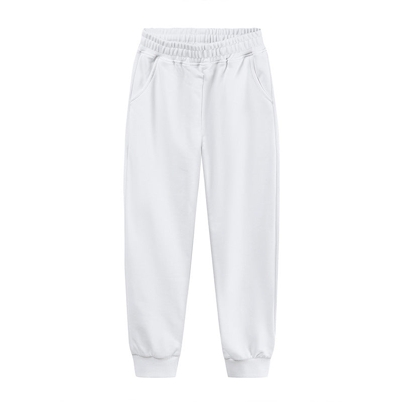 Children's Elementary School Navy Blue Sports Young Older Boys Straight Loose Children's Pants