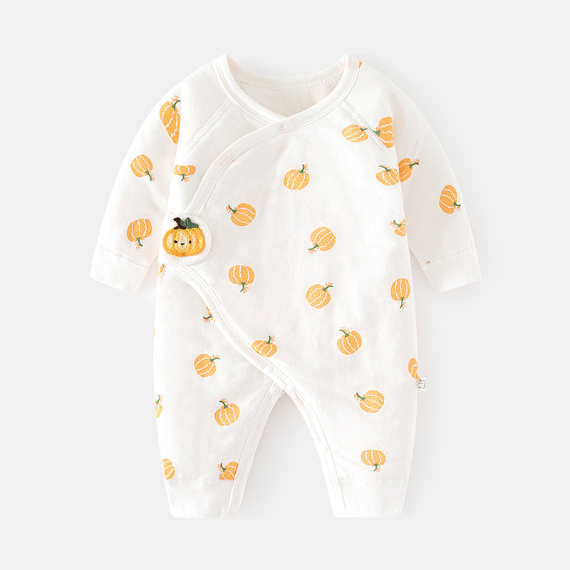 Born Quilted Jumpsuit Thin Cotton Boneless Romper Gown Jumpsuit, Climbing Suit