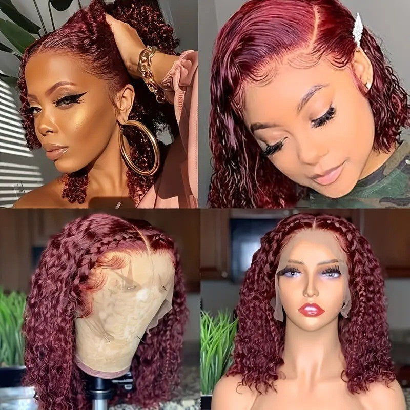 Cool Women's African Small Fiber Chemical Wig Short Curly Hair