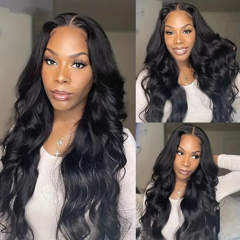 Fashion Front Lace Big Wave Curly African Wig Long Curls