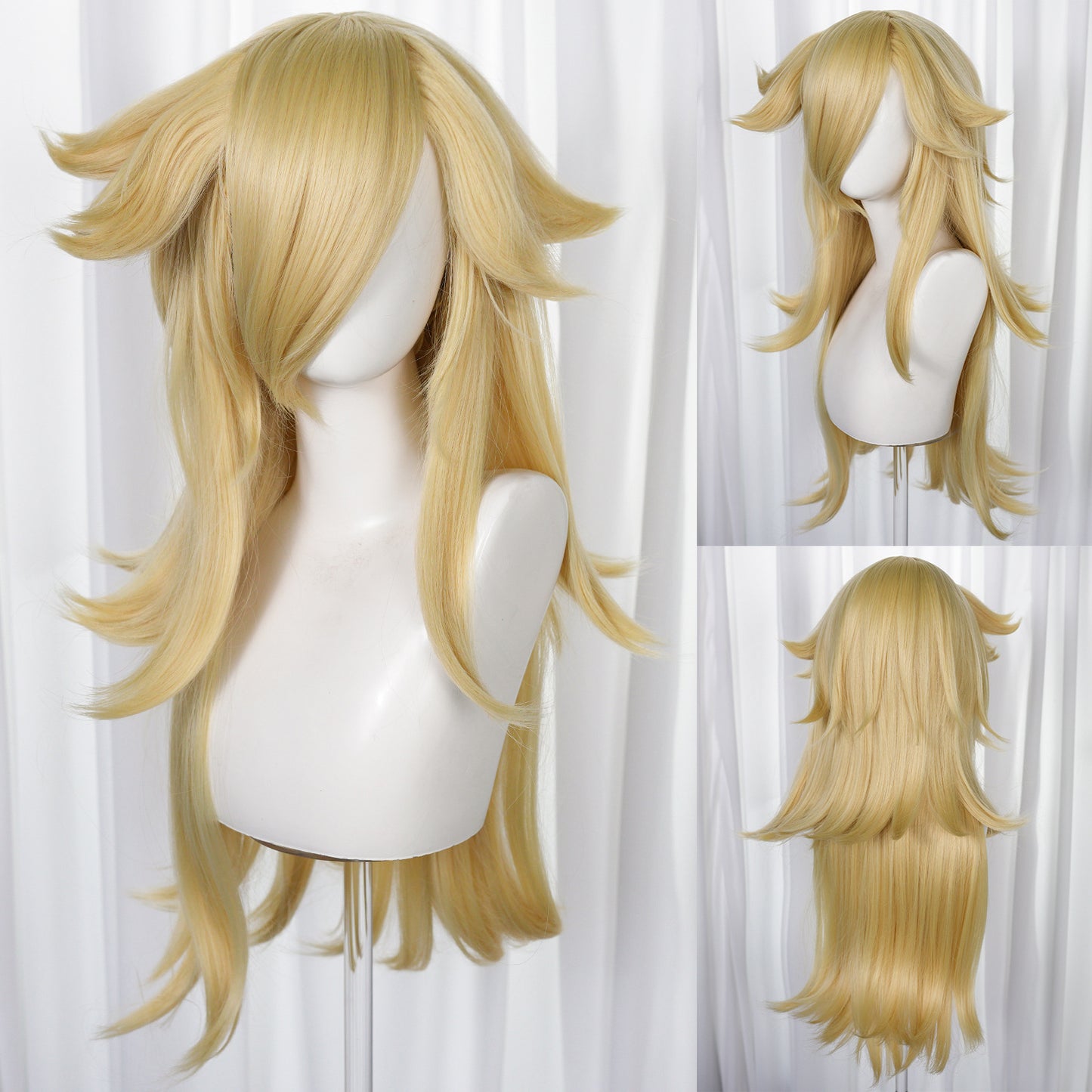 Galaxy Princess Super Mario Brothers Big Wig Long Curls