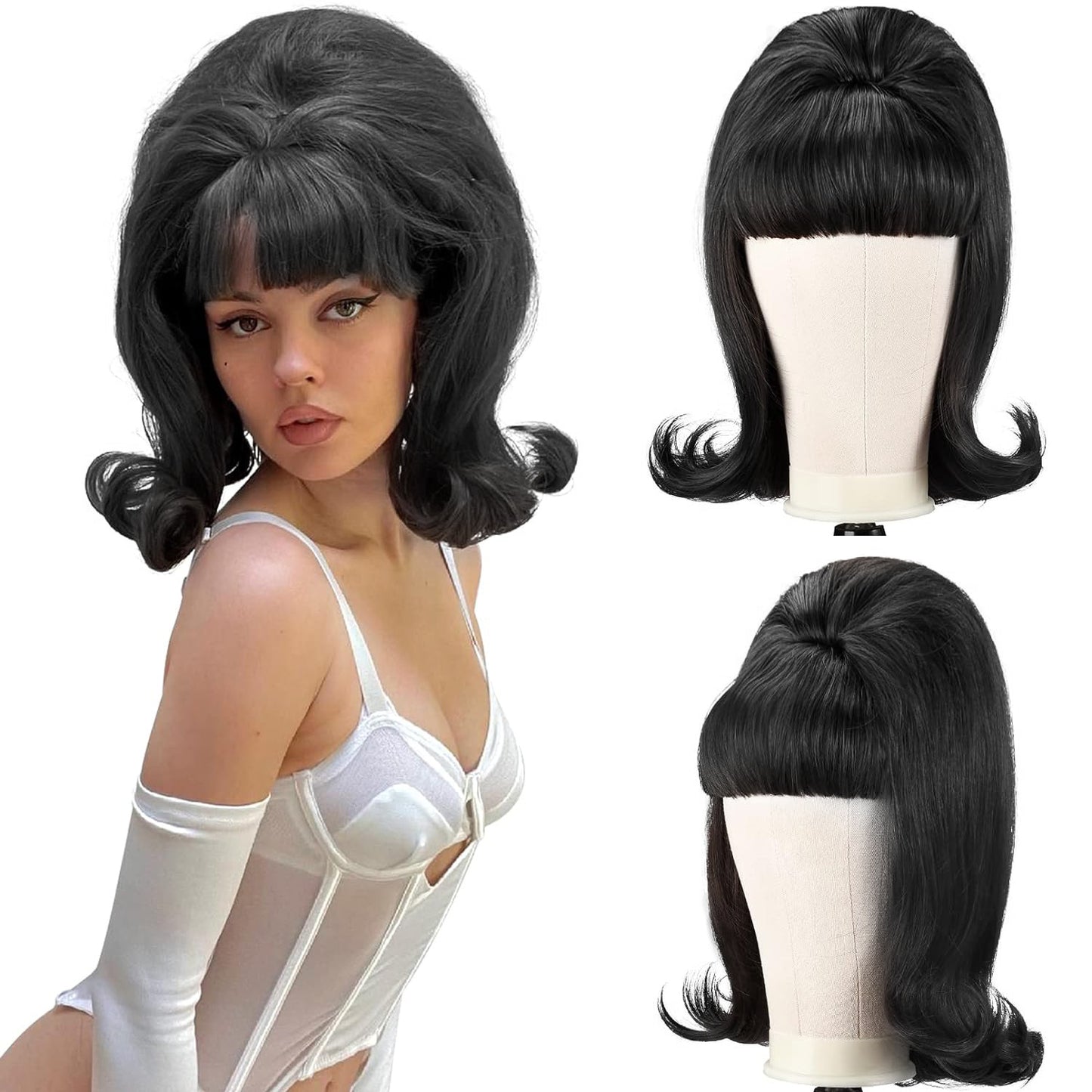 Women's Vintage Generation Bangs Synthetic Wigs Halloween Cos Wig