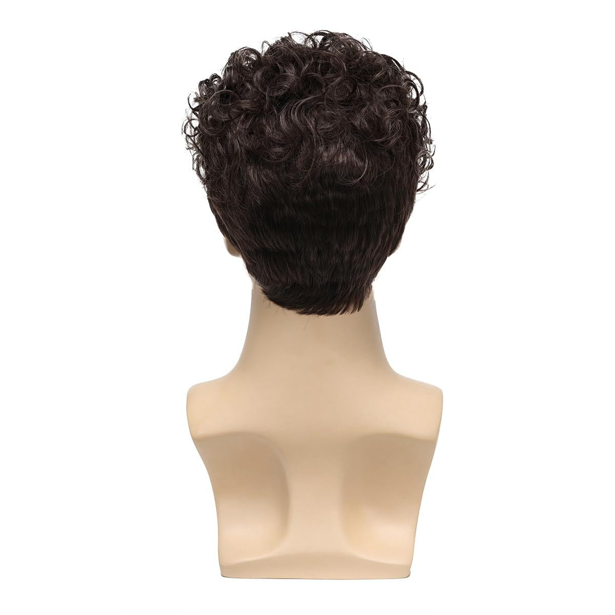 Men's Short Curly Hair Fashion Small Synthetic Wigs Men's Wig