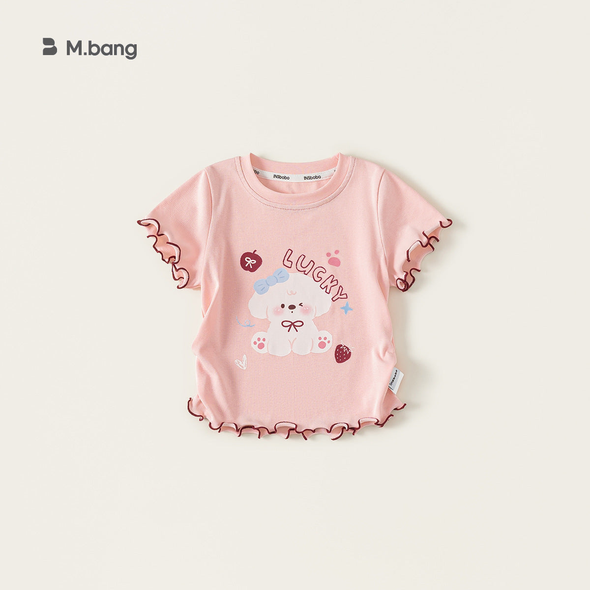 Children's Top Round Neck Short Sleeve Cartoon Children's T-shirt