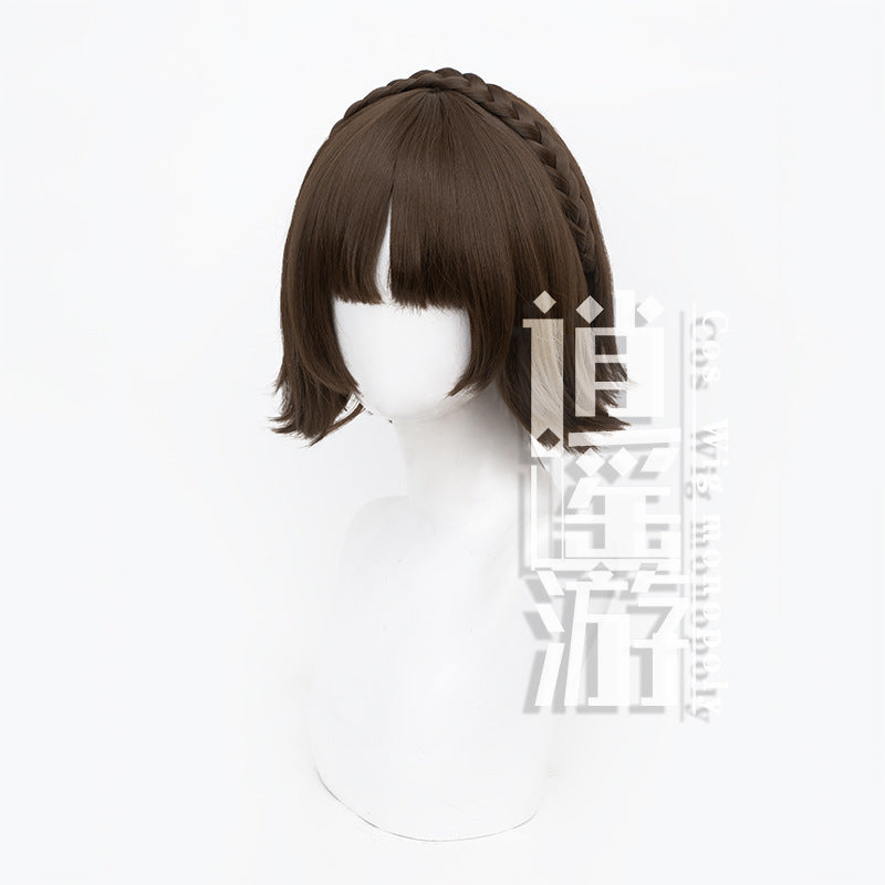 Free Travel Island Real Persona Artificial Human Scalp Top Game Cos Wig