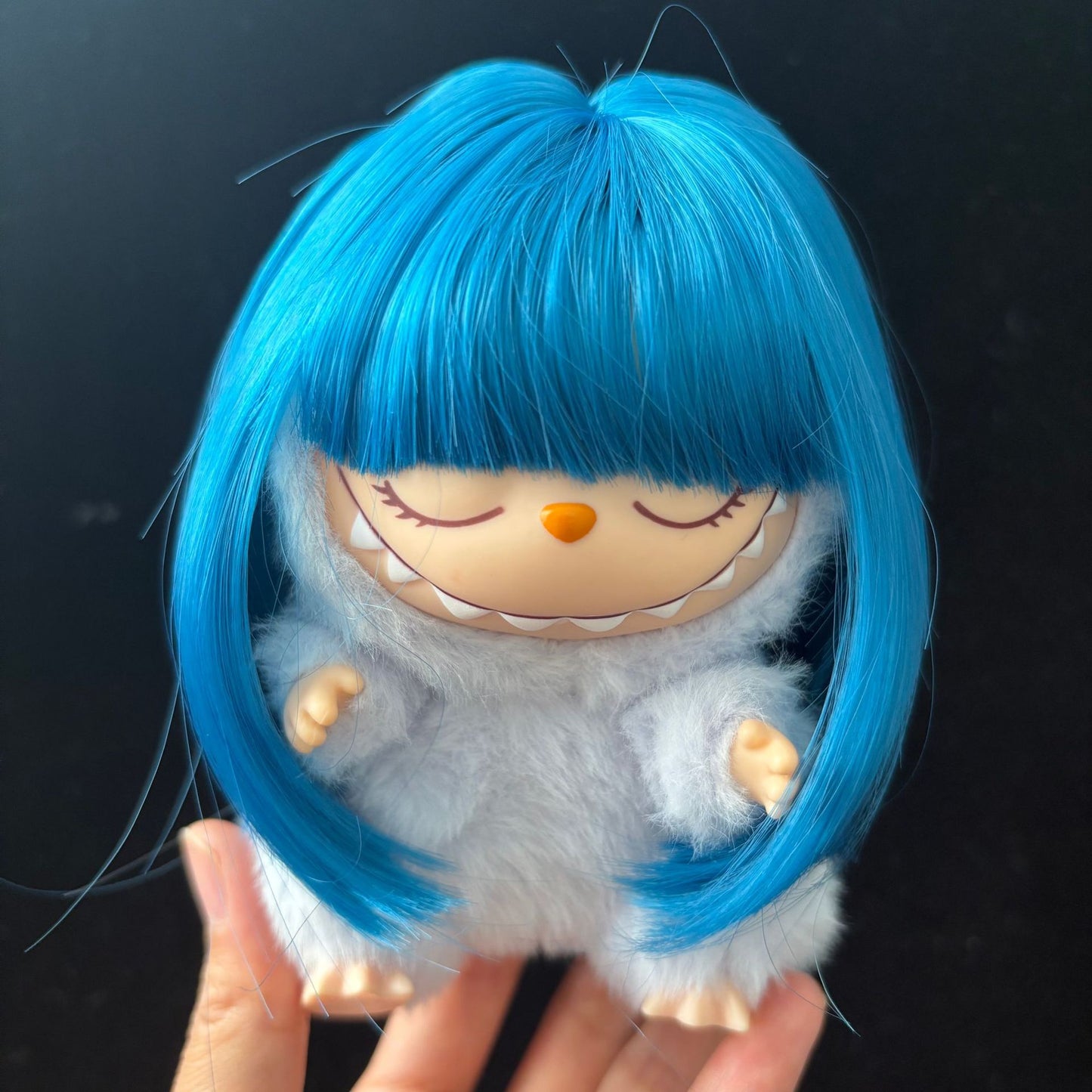 Soft Silk Automobiles Curtain Cloth Sheath Cute Cos Wig