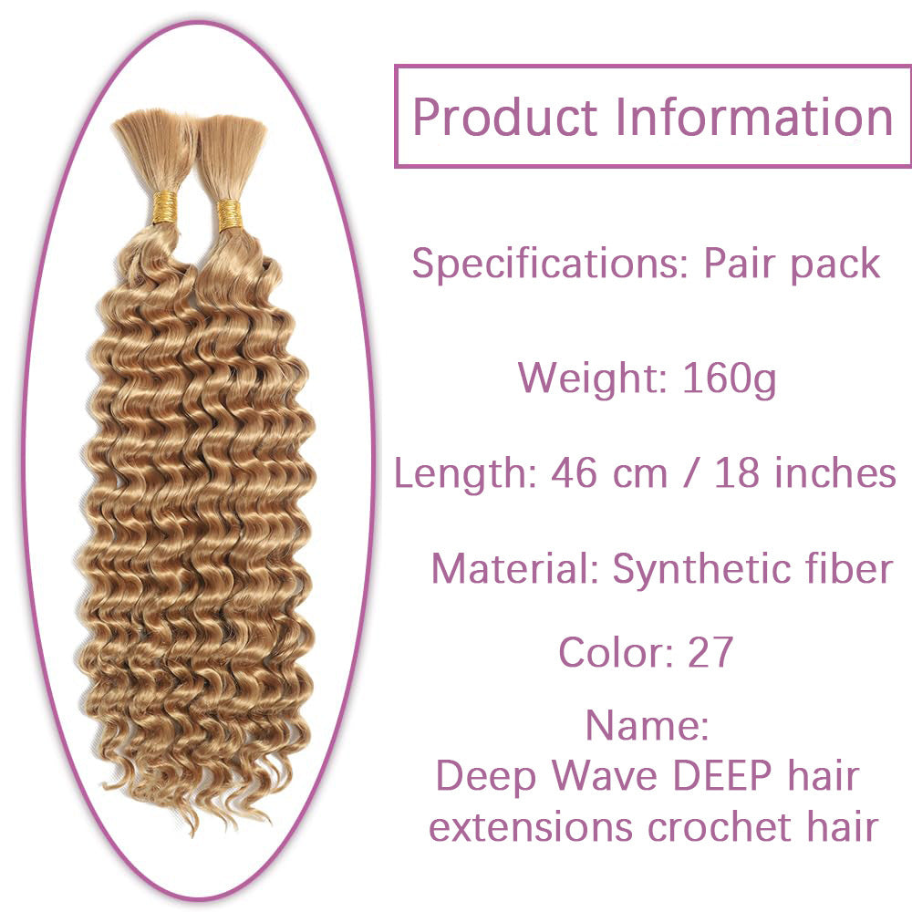 Wave Crochet Hook For Hair Chemical Fiber Unisex Other Wig