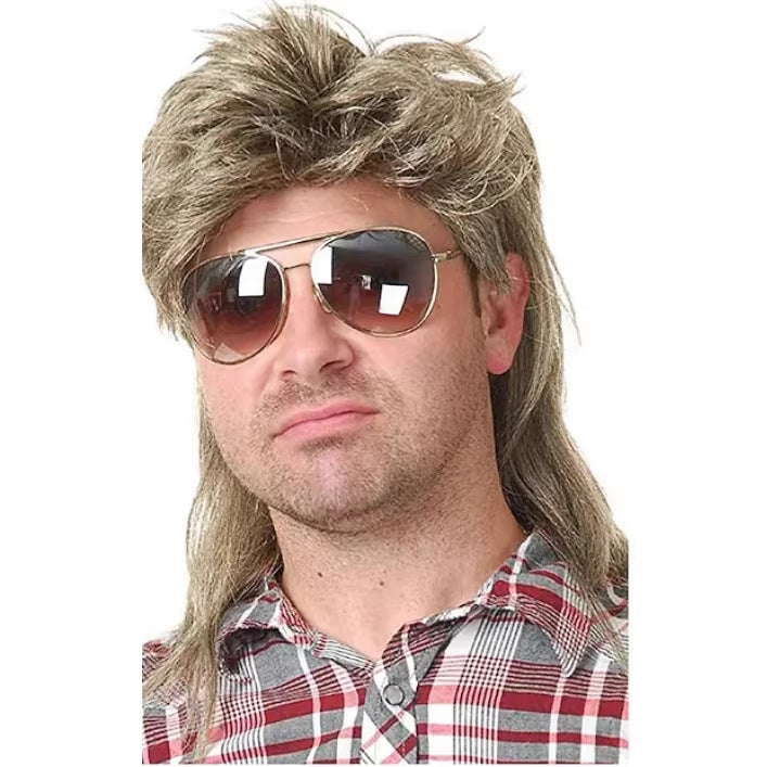 Men's Retro Style Role Play Rose Net Men's Wig