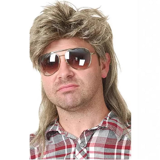 Men's Retro Style Role Play Rose Net Men's Wig