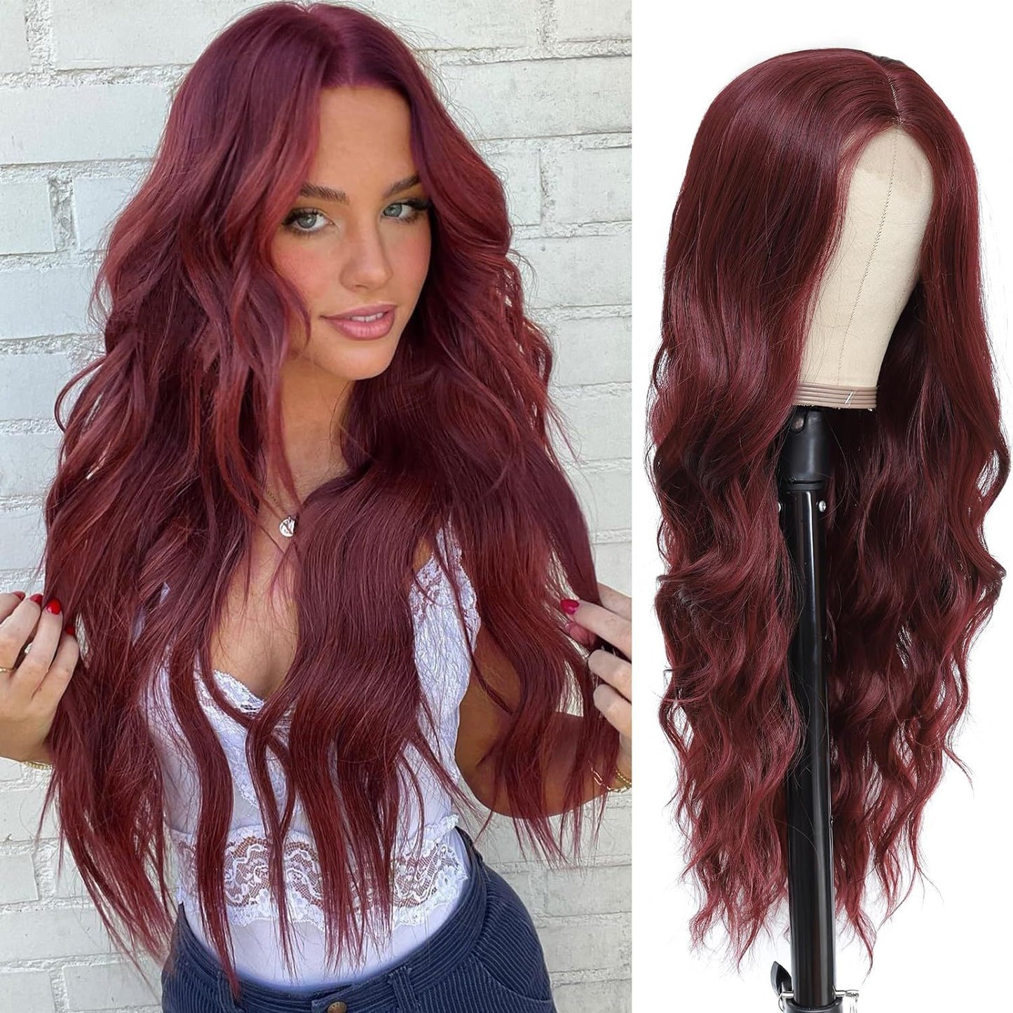 Small Lace Medium Large Wave Curly Wig Long Curls